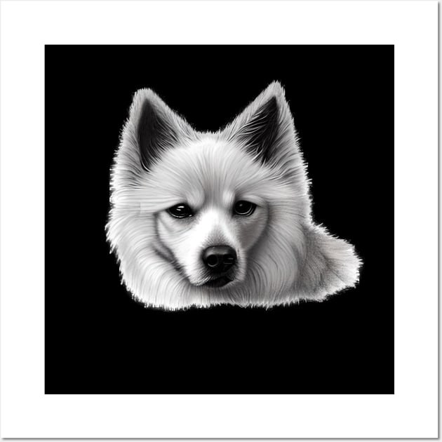 American Eskimo Dog Wall Art by KayBee Gift Shop